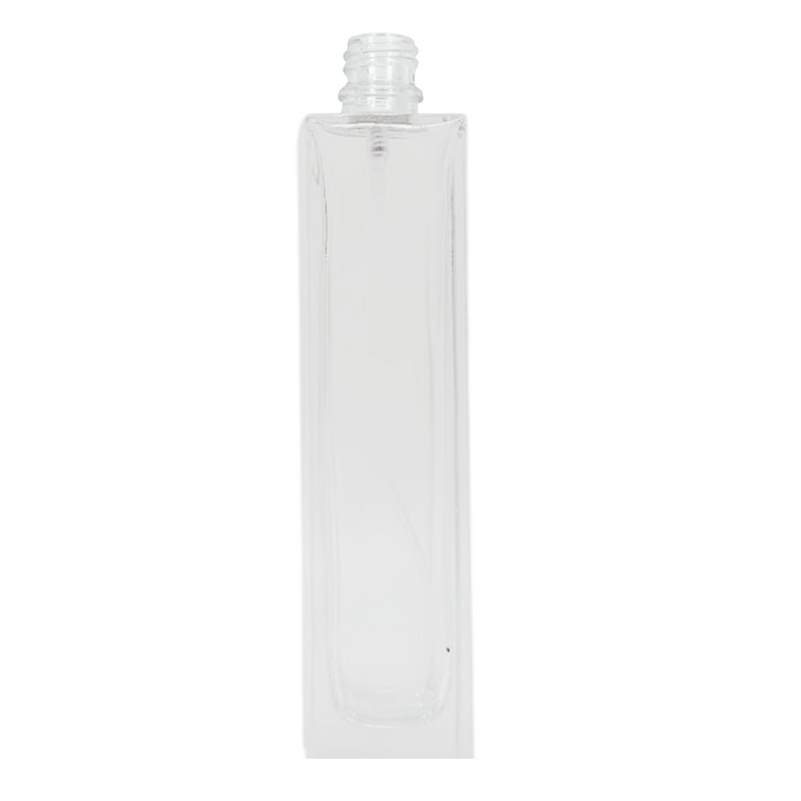 Perfume Bottle - Rectangle - Clear - 100ml