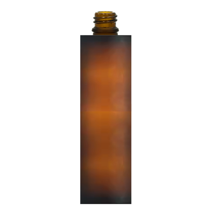 Perfume Bottle - Rectangle - Frosted Amber - 100ml