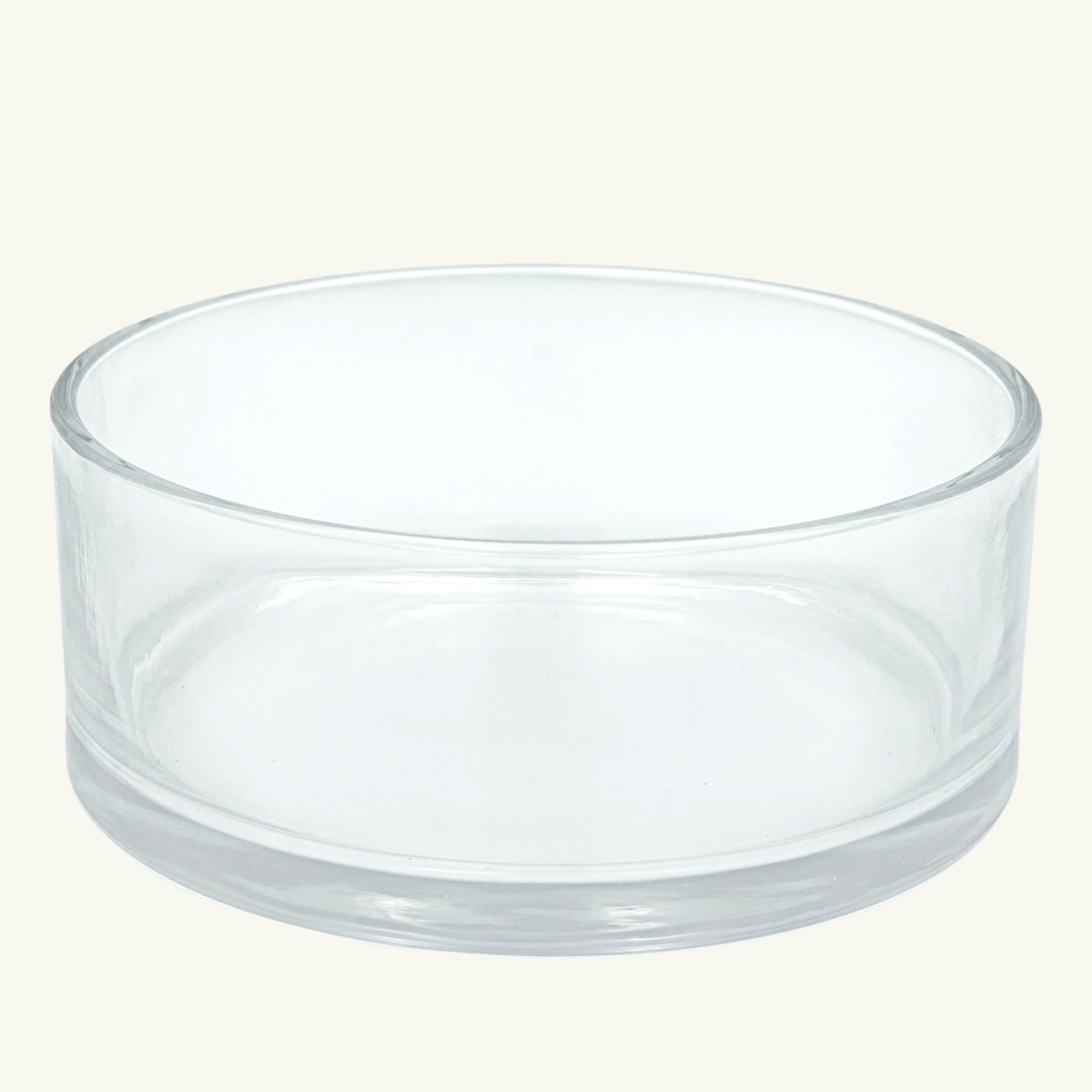clear candle bowl