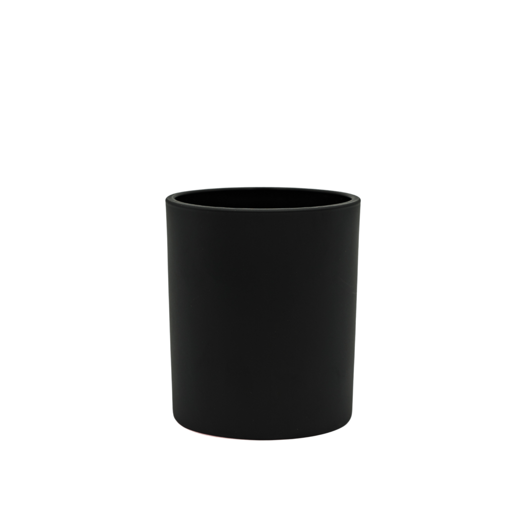 Bobby Candle Jar - Matte Black - Medium