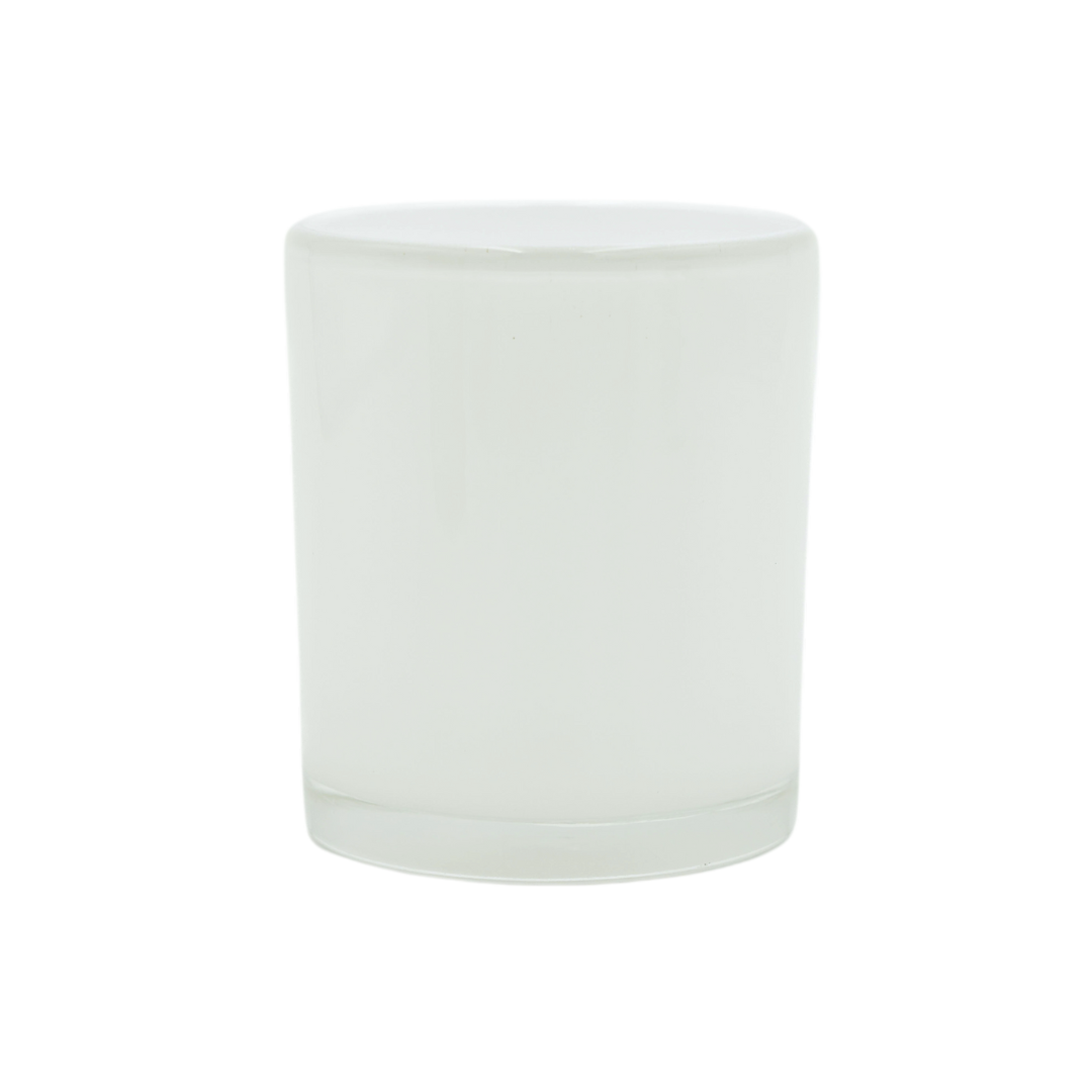 Bobby Candle Jar - Opaque with Clear Base - Extra Large