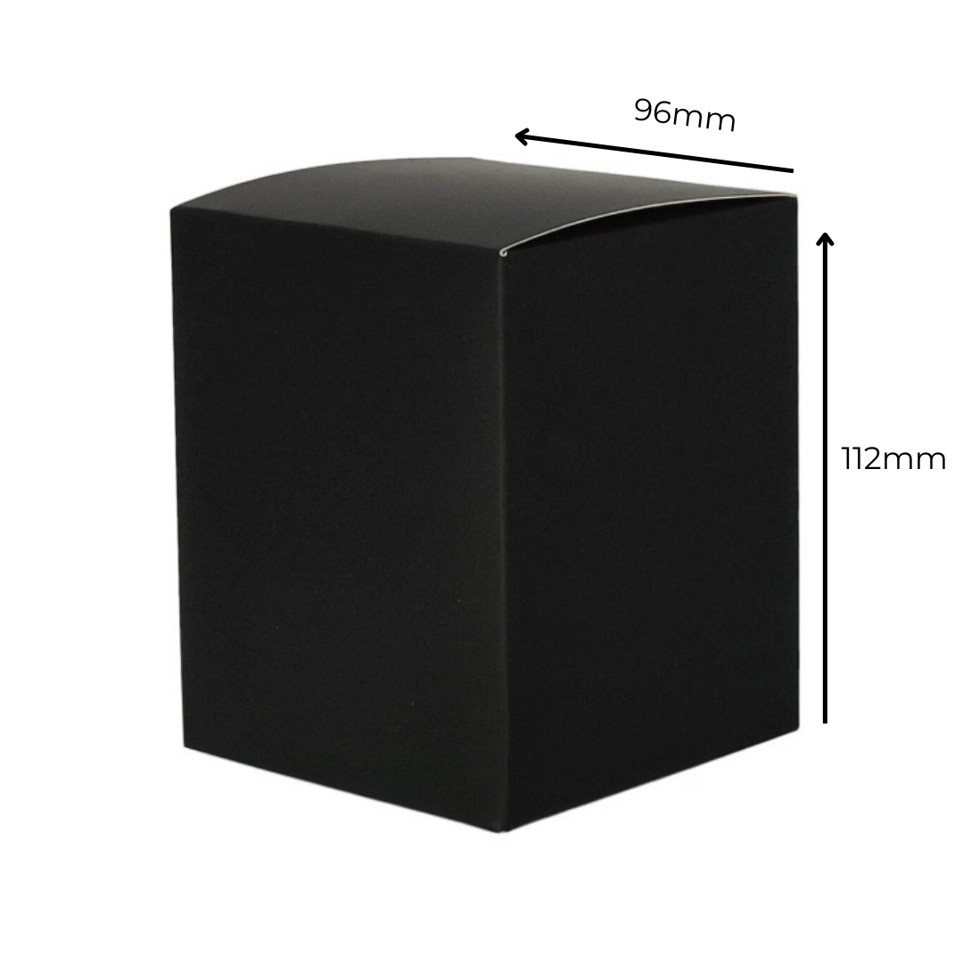 Candle Jar Packaging - Black - Large
