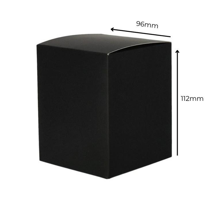 Candle Jar Packaging - Black - Large