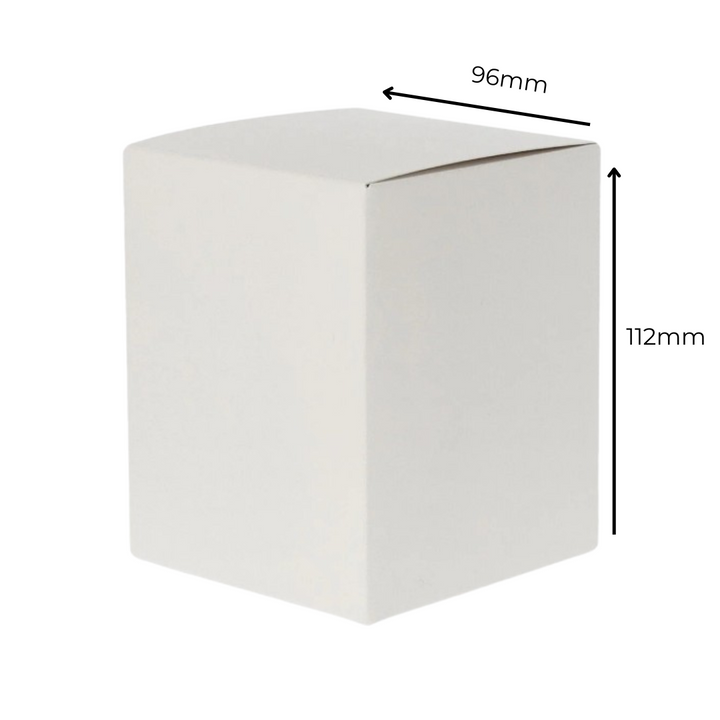 Candle Jar Packaging - White - Large