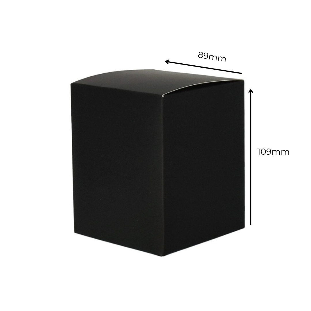 Candle Jar Packaging - Black - Medium