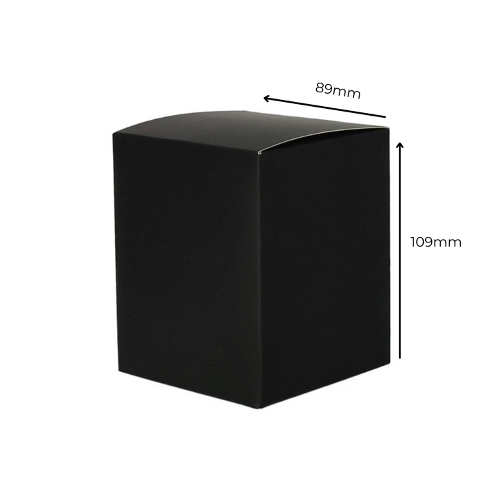 Candle Jar Packaging - Black - Medium