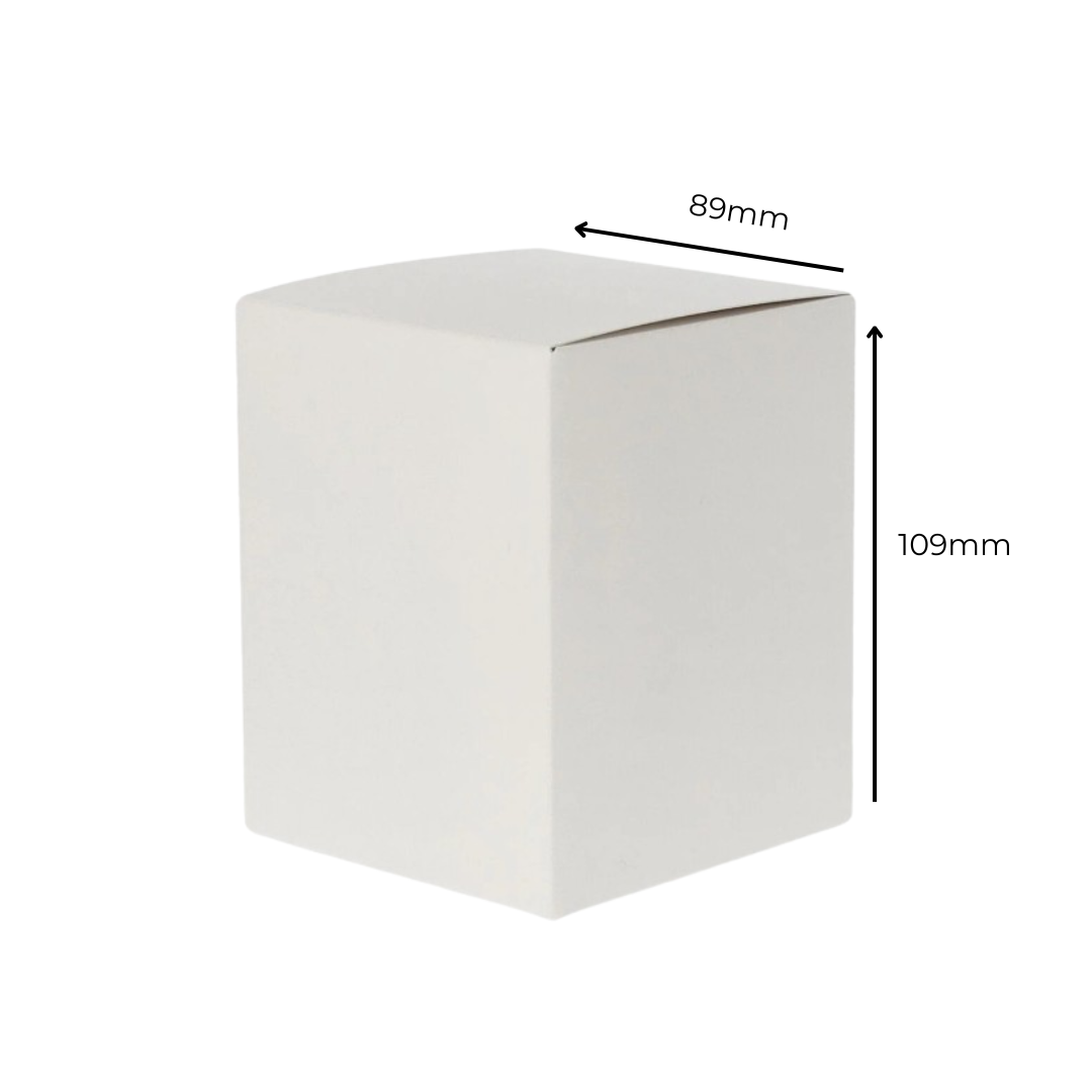 Candle Jar Packaging - White - Medium