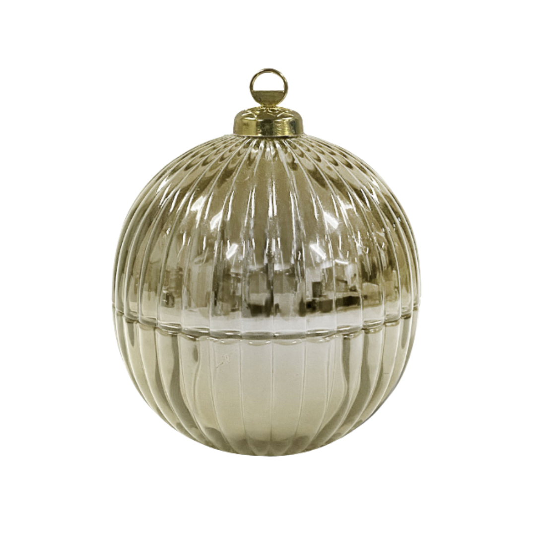 Christmas Bauble Jar - Gold