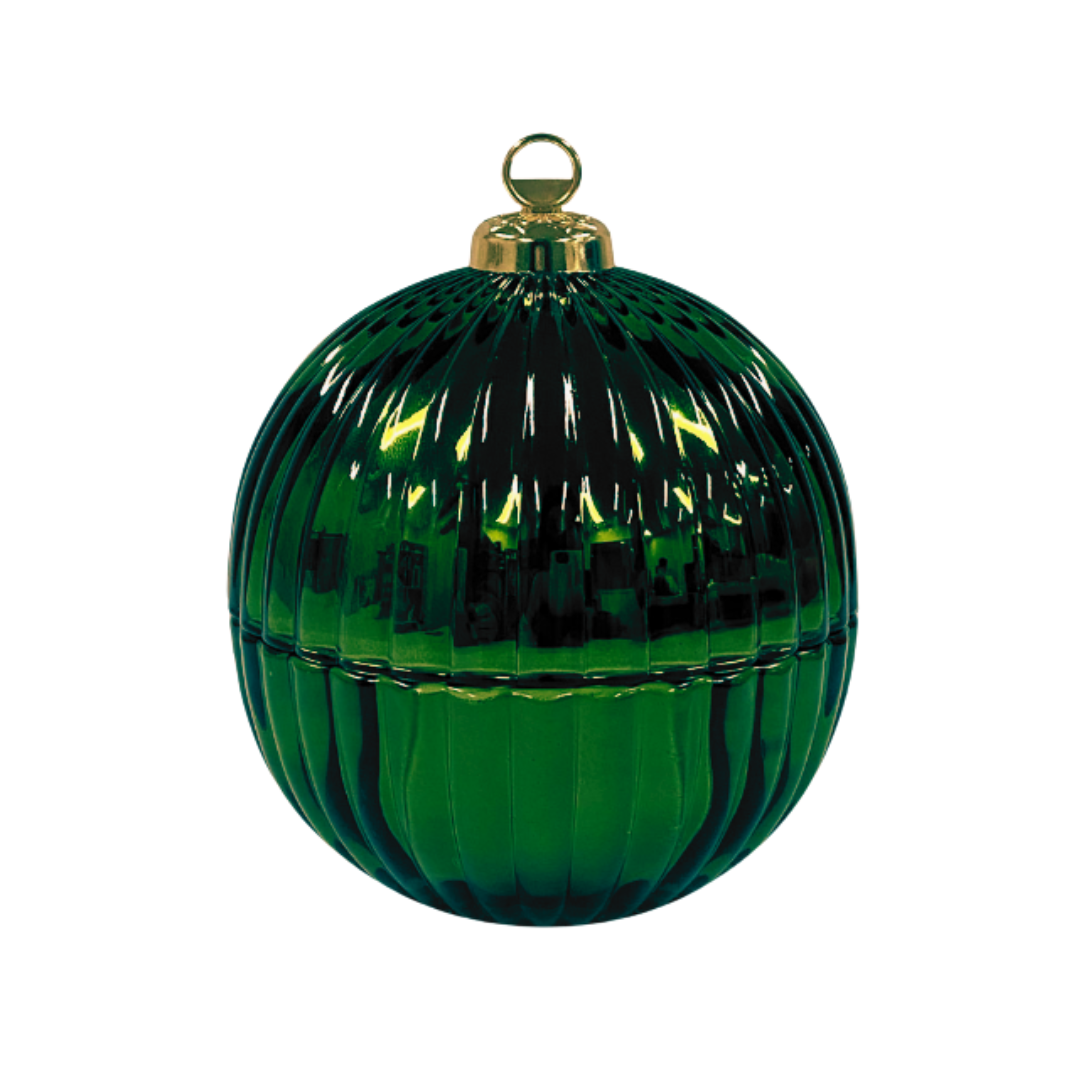 Christmas Bauble Jar - Green