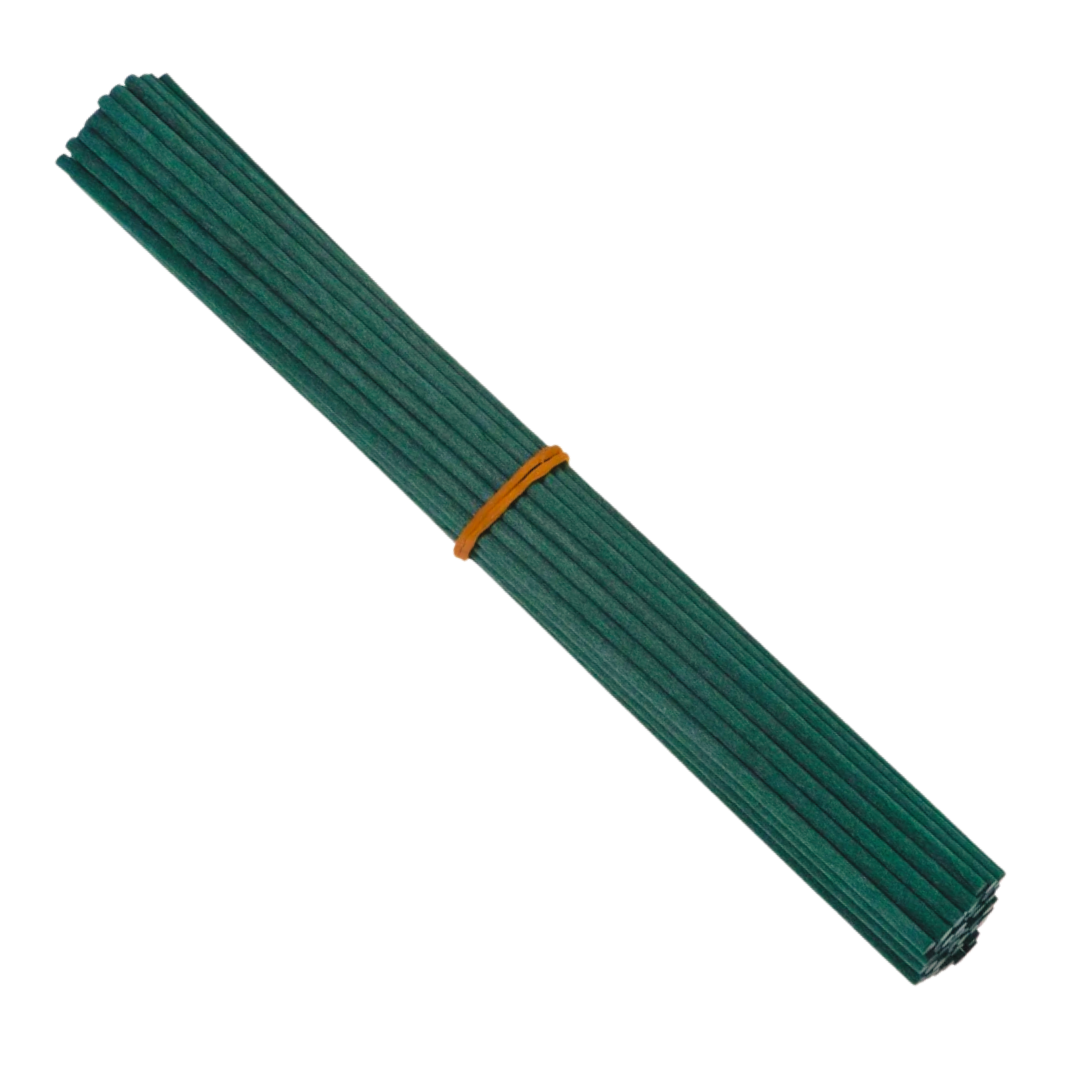 Fibre Reed Sticks - Green - 20cm