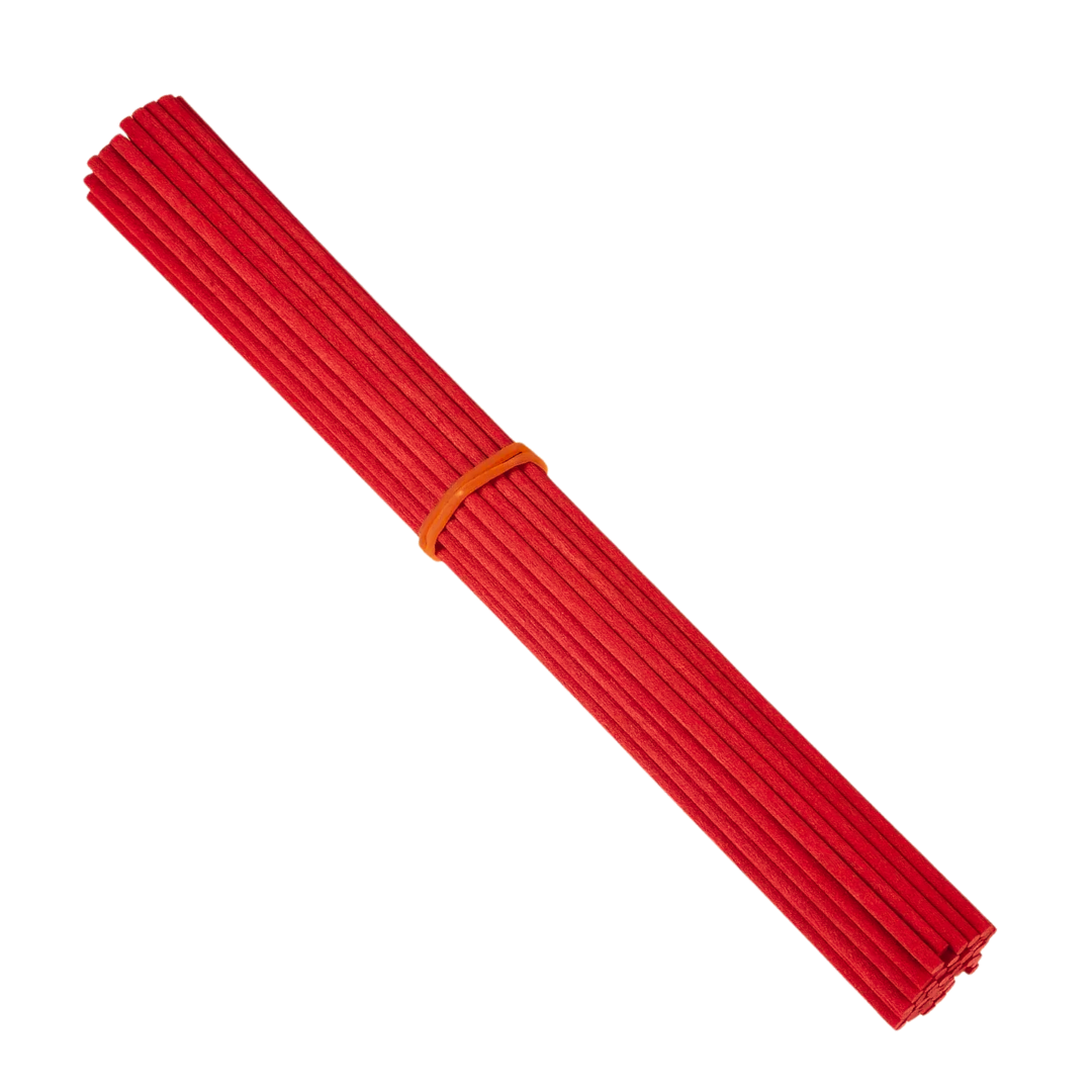 Fibre Reed Sticks - Red - 20cm