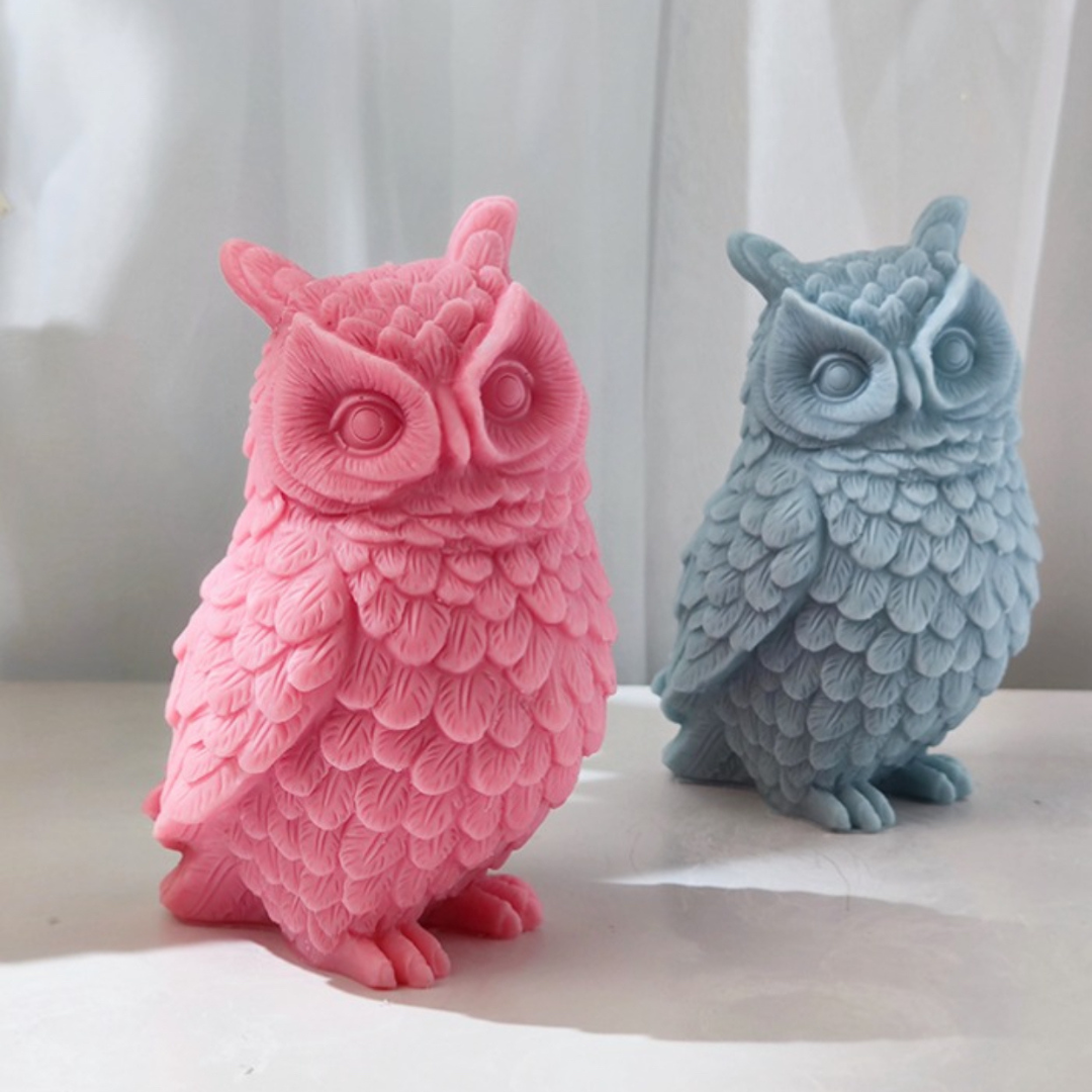 Horned Owl - Candle Mould