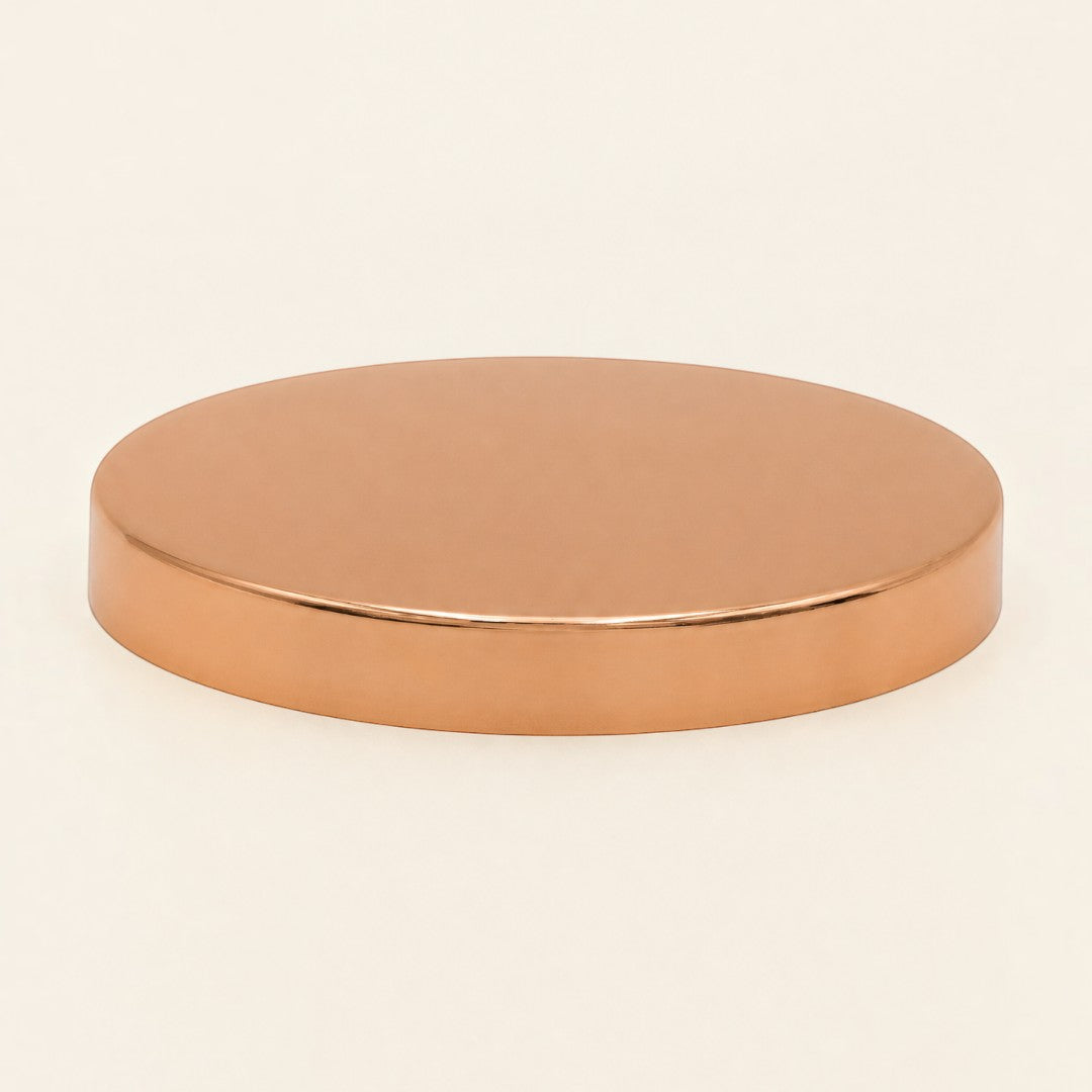 Metal Lid - Rose Gold - Large (Shiny)