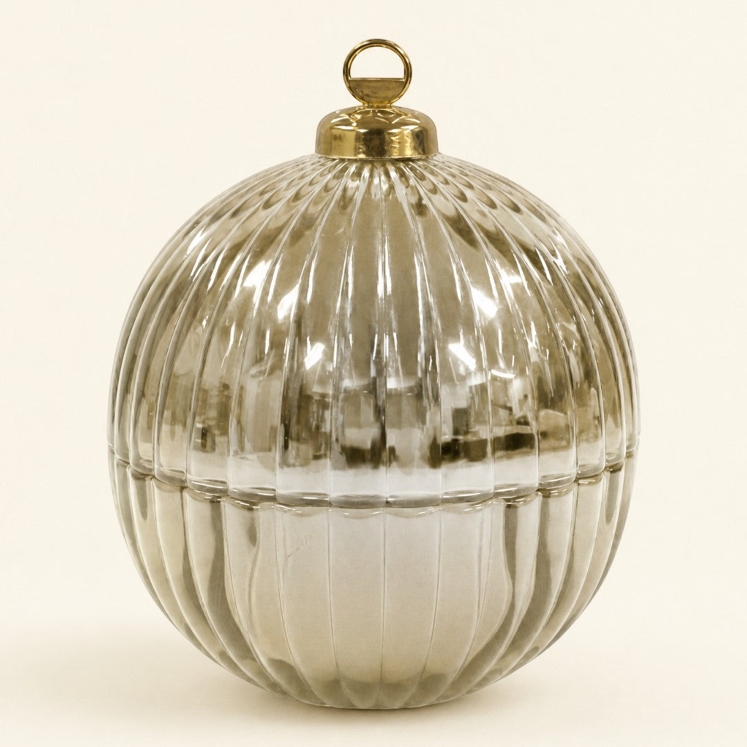 Christmas Bauble Jar - Gold