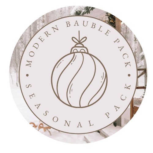 Modern Christmas Bauble - Seasonal Pack