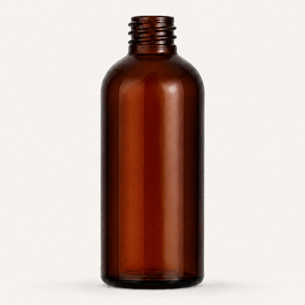 Pure Candle Supplies Melbourne 100ml amber glass room spray bottle with a smooth dual layer finish