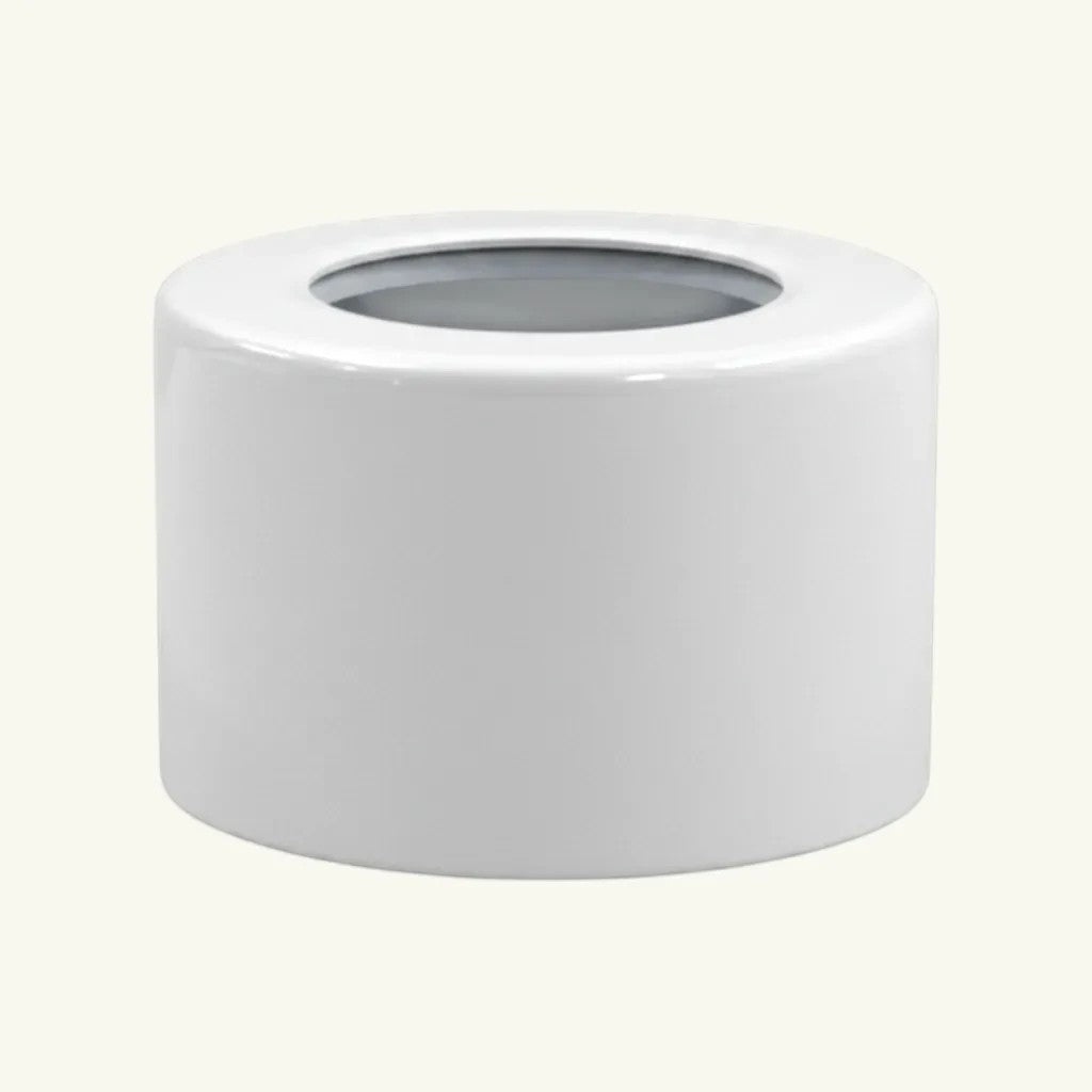 Pure Candle Supplies Melbourne gloss white screw-on diffuser cap for 100ml and 200ml glassware bases
