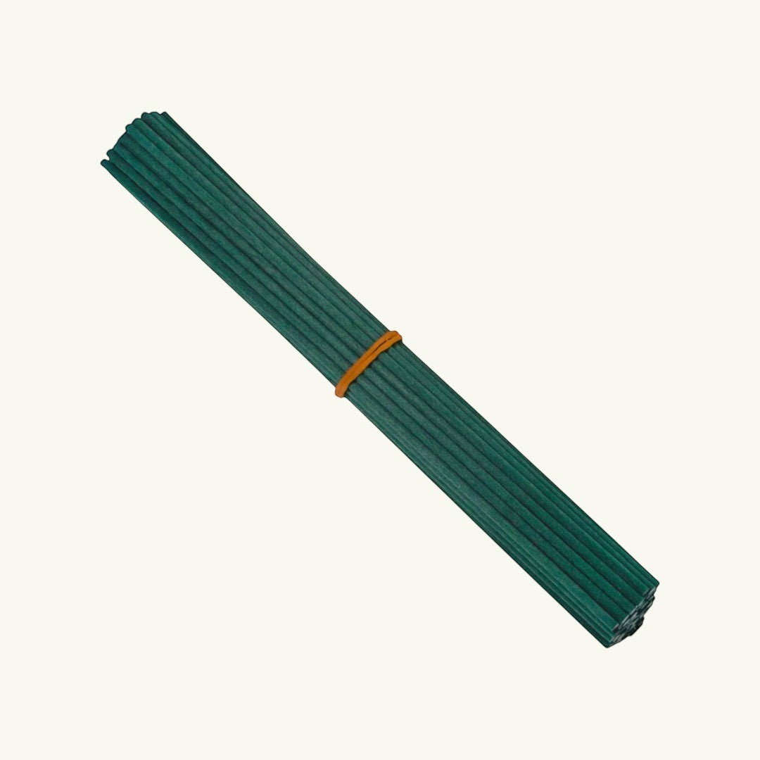 Pure Candle Supplies Melbourne green 25cm polyester fibre reed sticks for fragrance diffusers