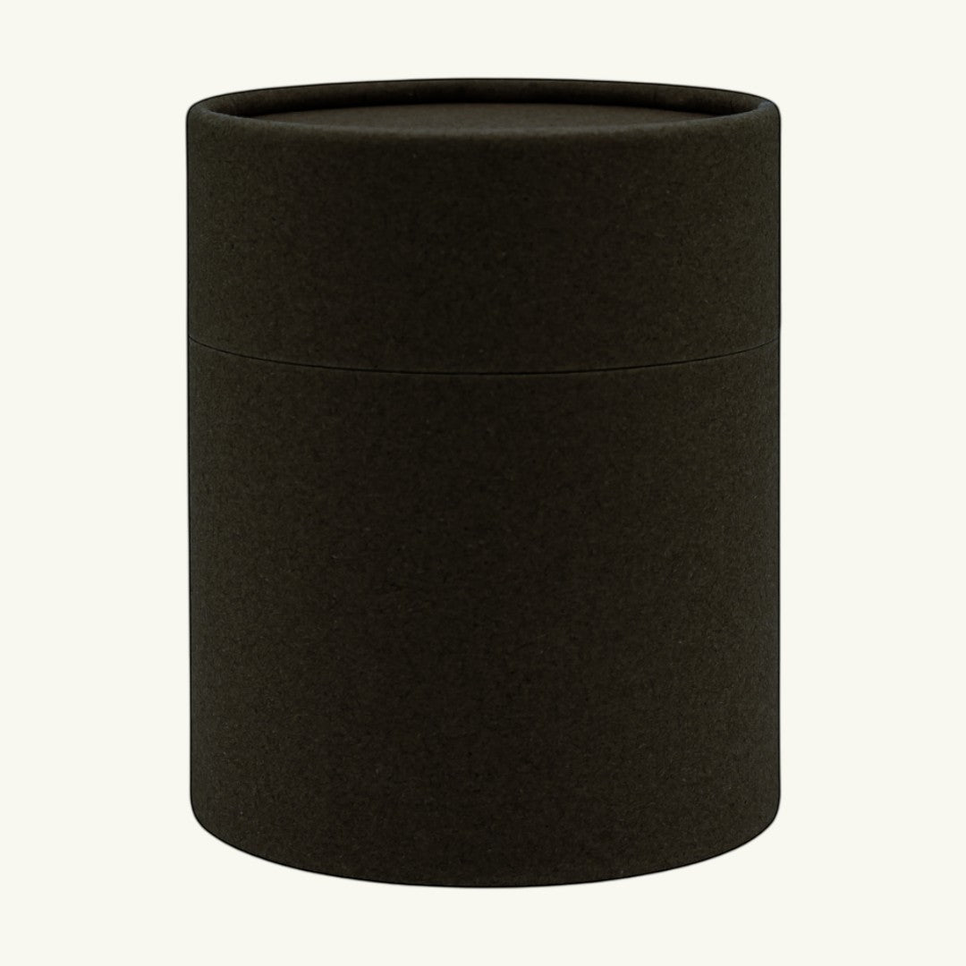 Pure Candle Supplies Melbourne large matte black kraft paper packaging tube for retail candle jars