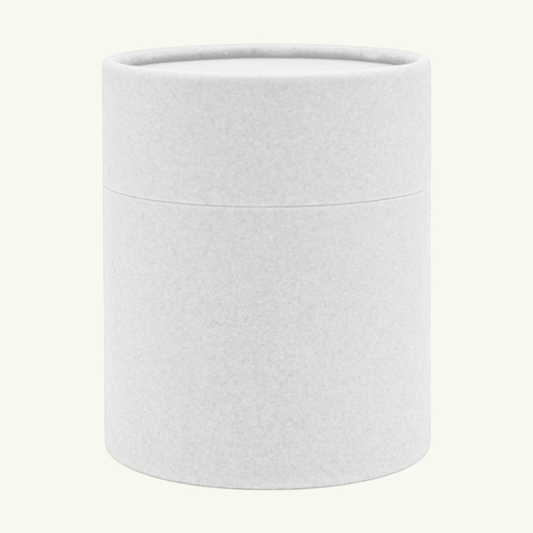 Pure Candle Supplies Melbourne large matte white kraft paper packaging tube for retail and shipping jars