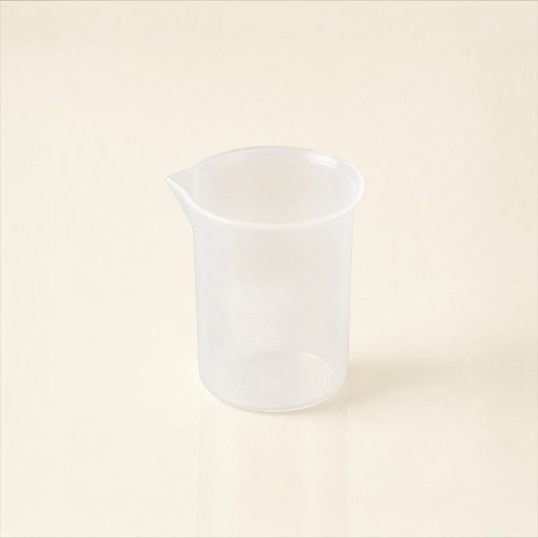 Pure Candle Supplies Melbourne translucent PPE measuring jug for candle making with clear measurement markings