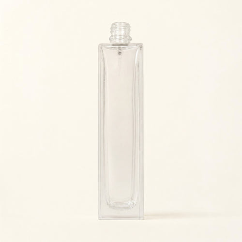 Perfume Bottle - Rectangle - Clear - 50ml