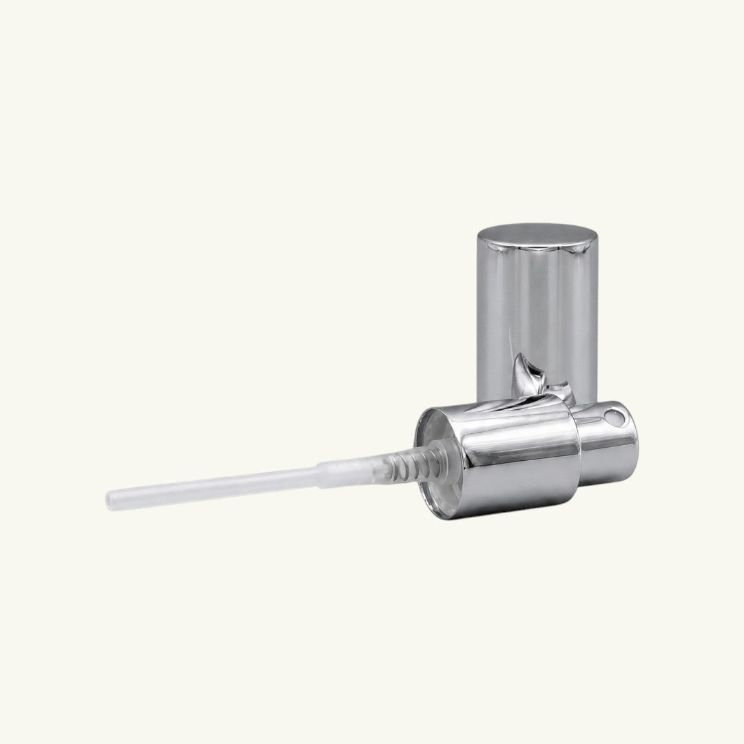 Pure Candle Supplies Melbourne silver perfume mister spray cap and lid for 10ml cylinder bottles