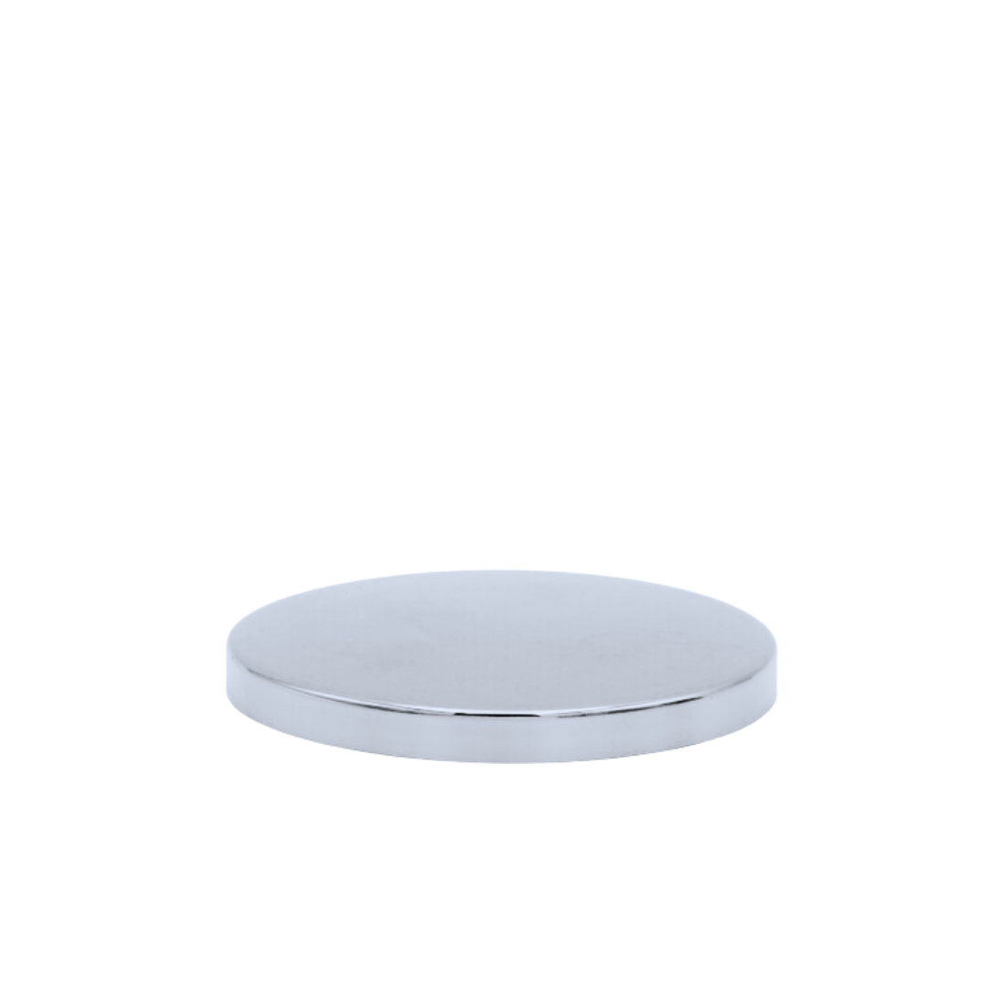 Metal Lid - Silver - Medium (Shiny)