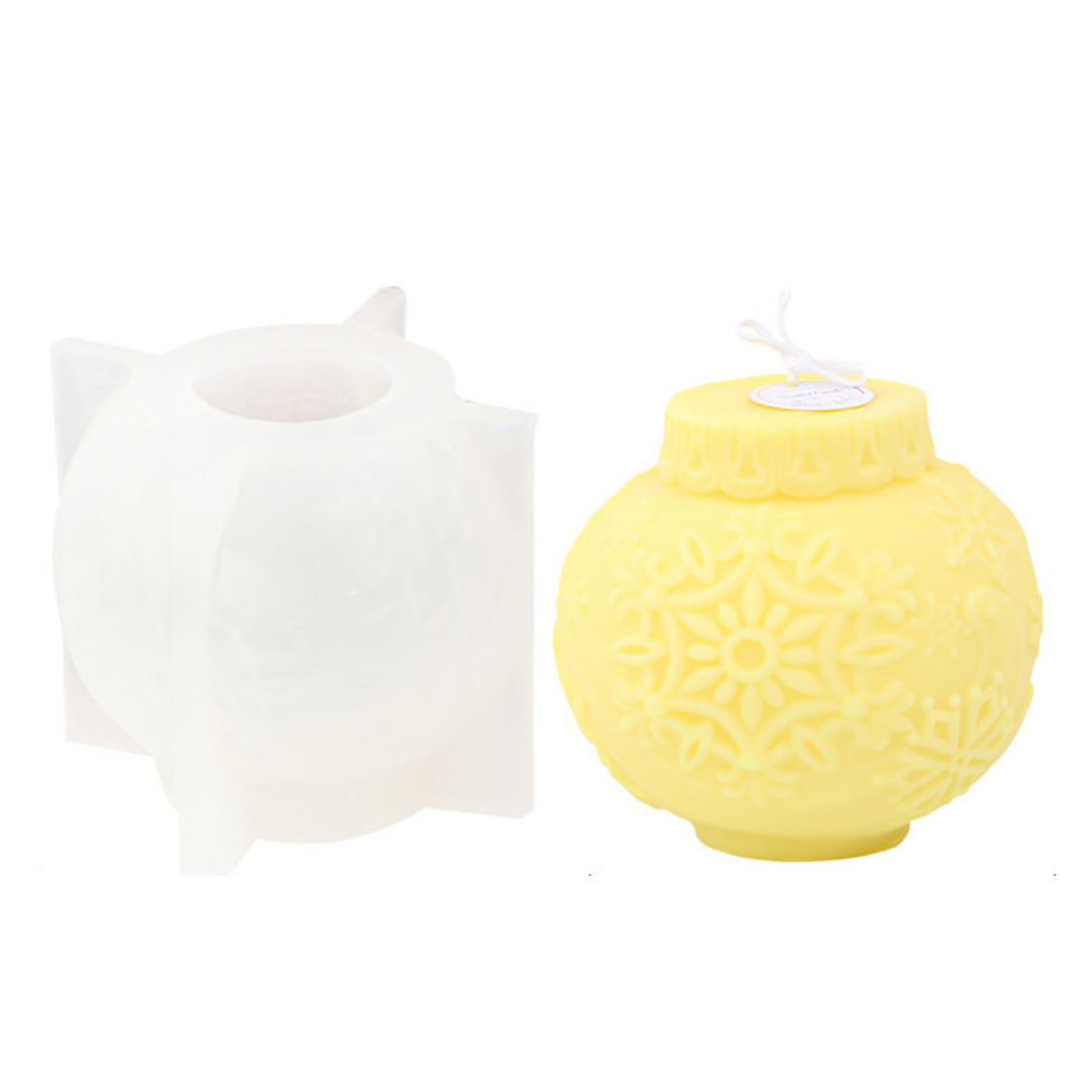 Snowflake Christmas Bauble - Candle Mould