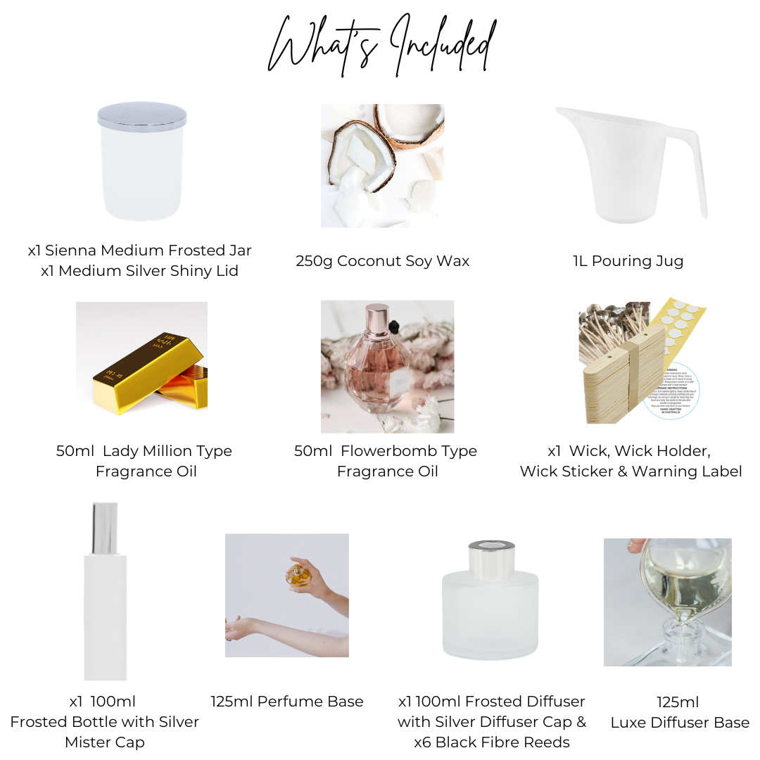 Home & Body Pack - Candle, Diffuser & Perfume