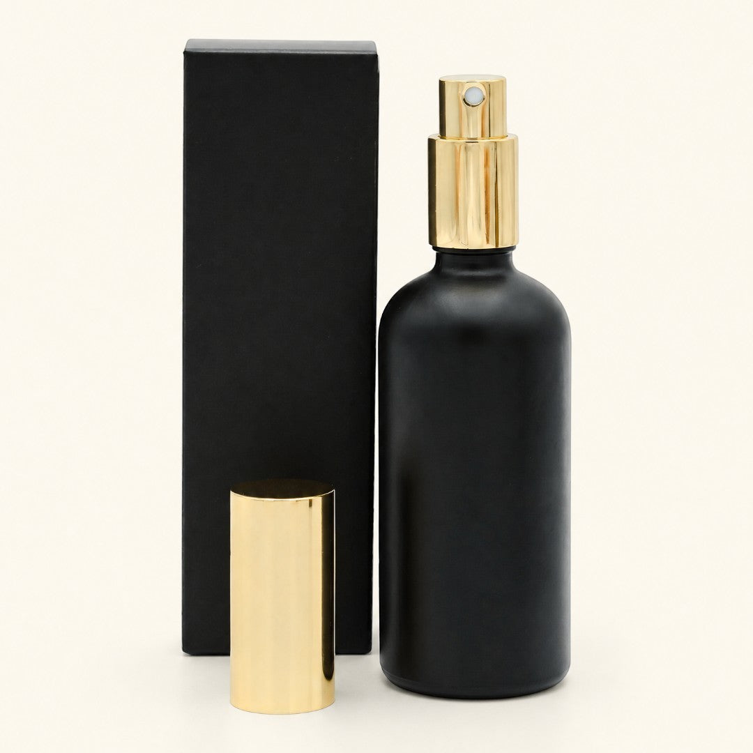 Room Spray Bottle Packaging - Black