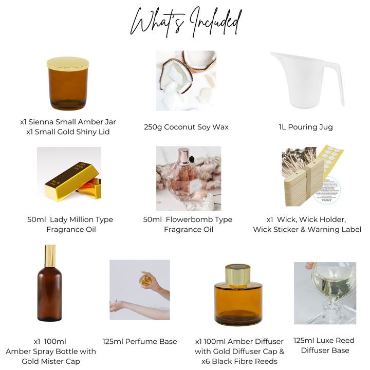 Home & Body Pack - Candle, Diffuser & Perfume