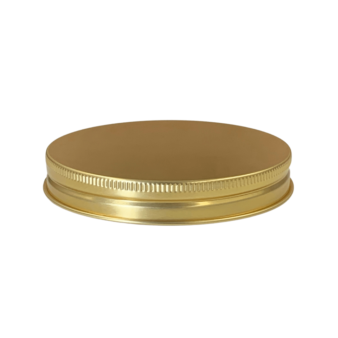 Screw Top Gold Tin Lid