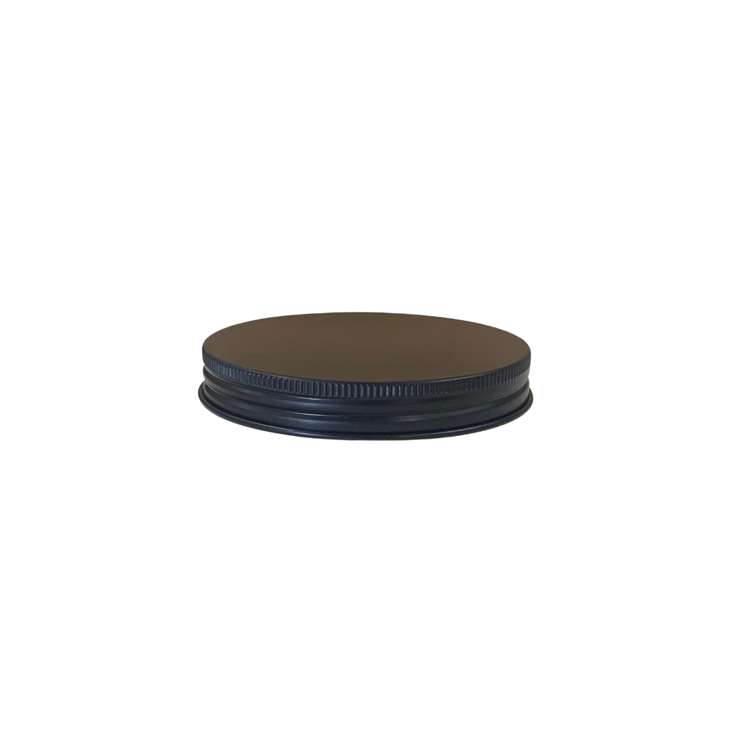 Screw matte black tin lid