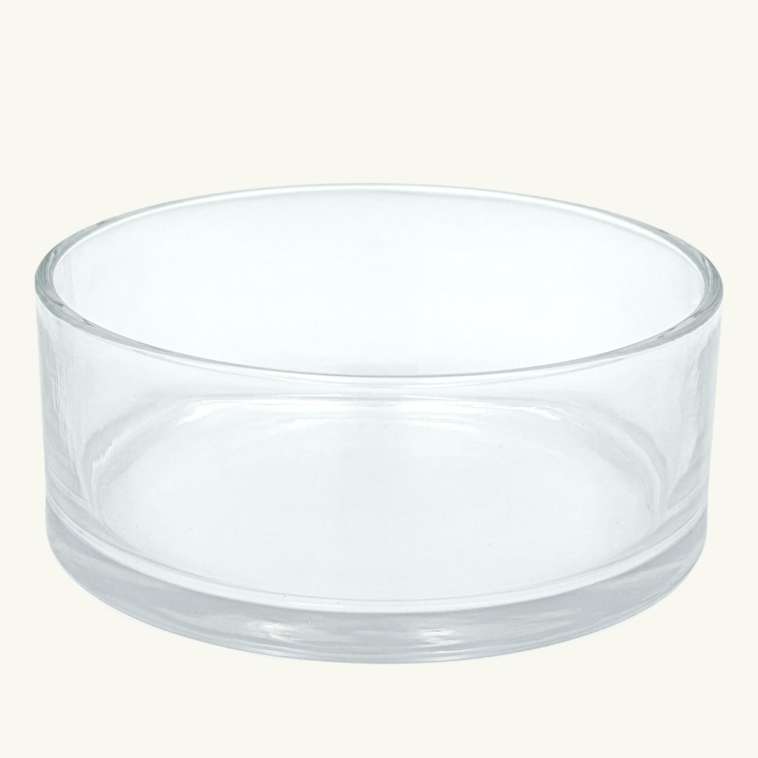 clear  candle bowl