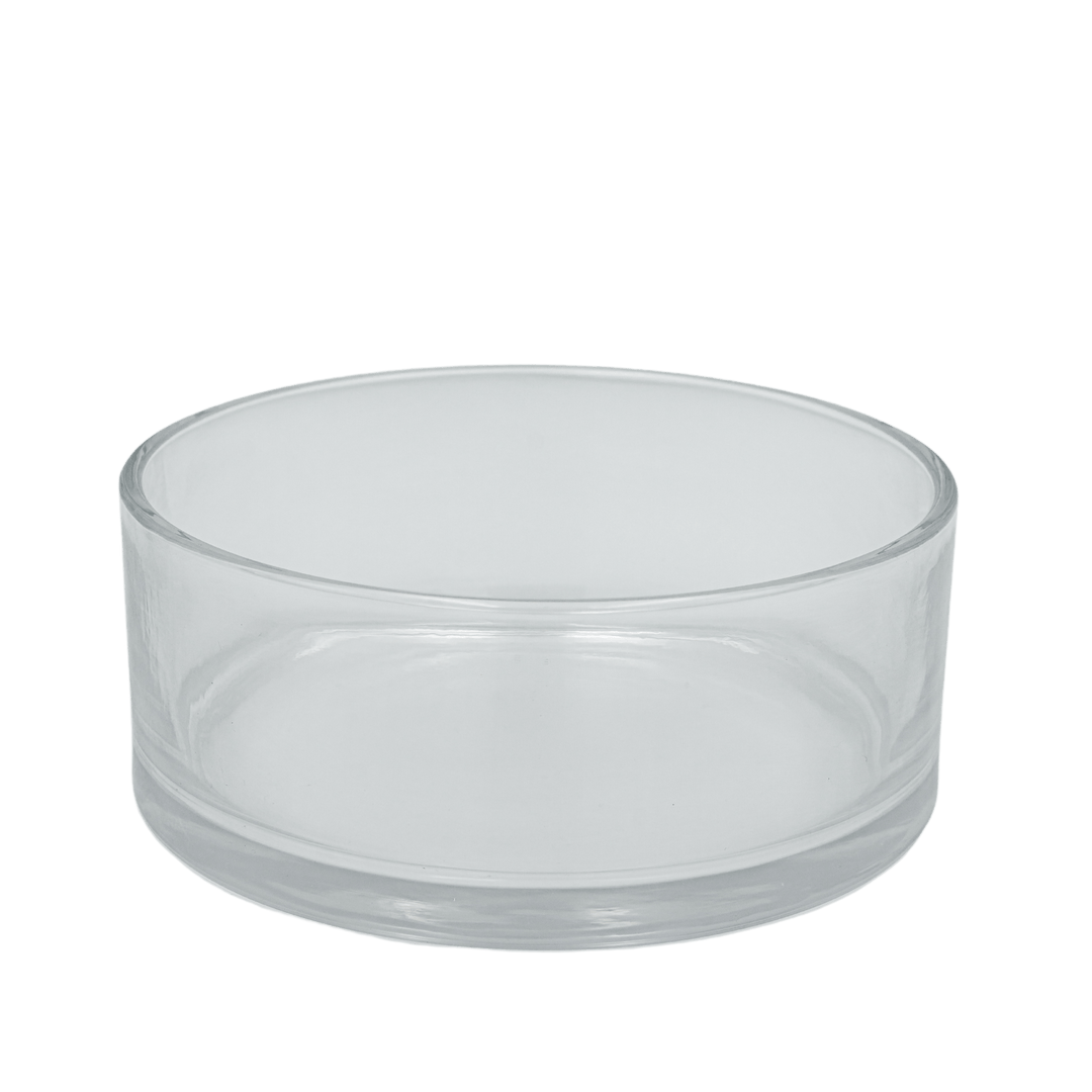 clear  candle bowl