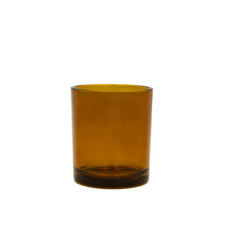 Bobby Candle Jar - Amber - Small - Clearance