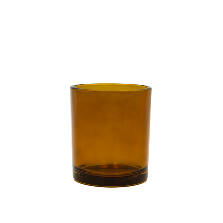 Bobby Candle Jar - Amber - Small