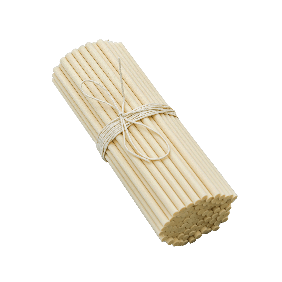 Bundle of Natural Fibre Reed Sticks in 15cm, 5mm