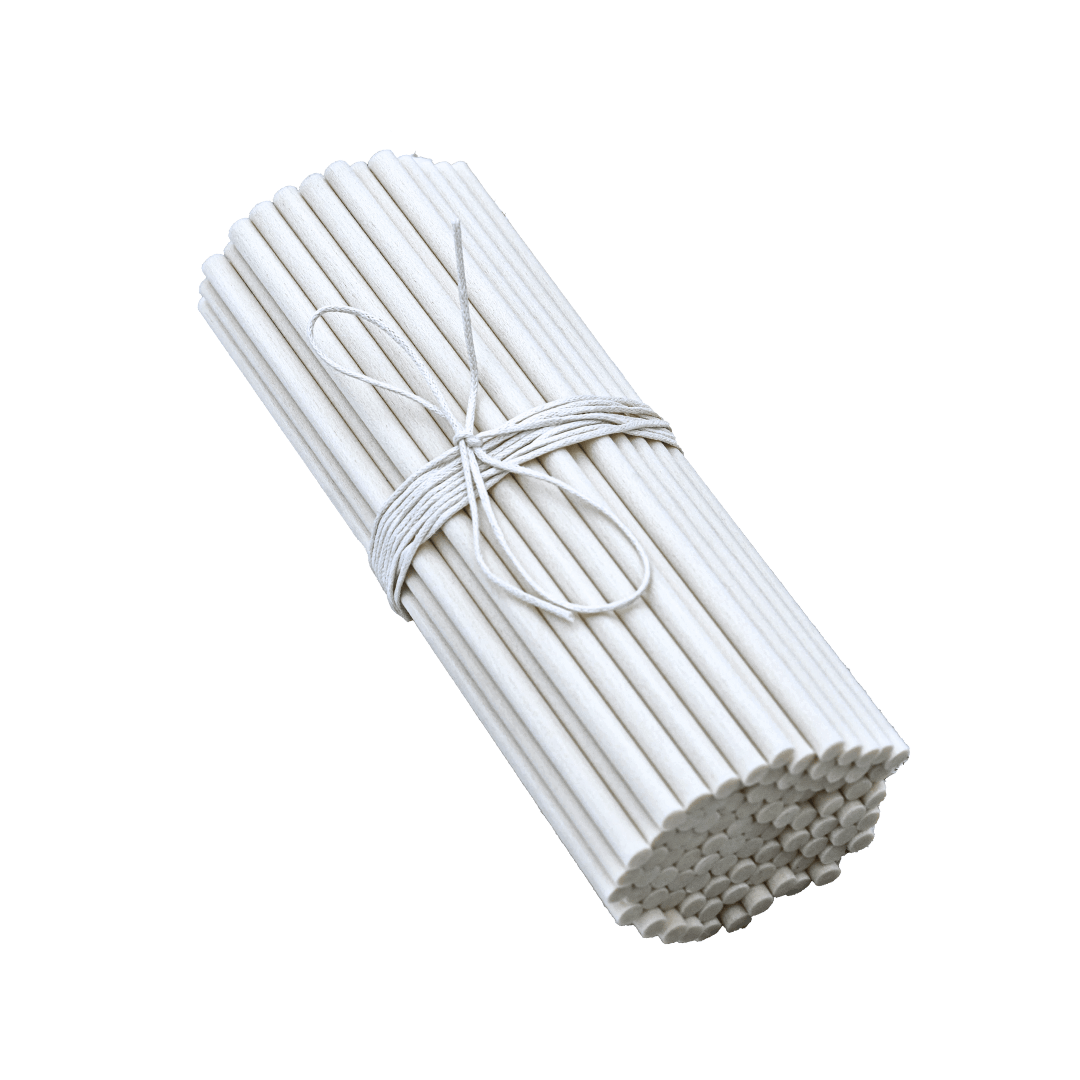 Bundle of White Fibre Reed Sticks in 15cm, 5mm