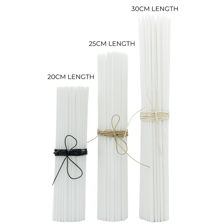 Fibre Reed Sticks - Black - 20cm