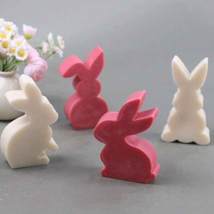 Bunny Shapes Candle Mould