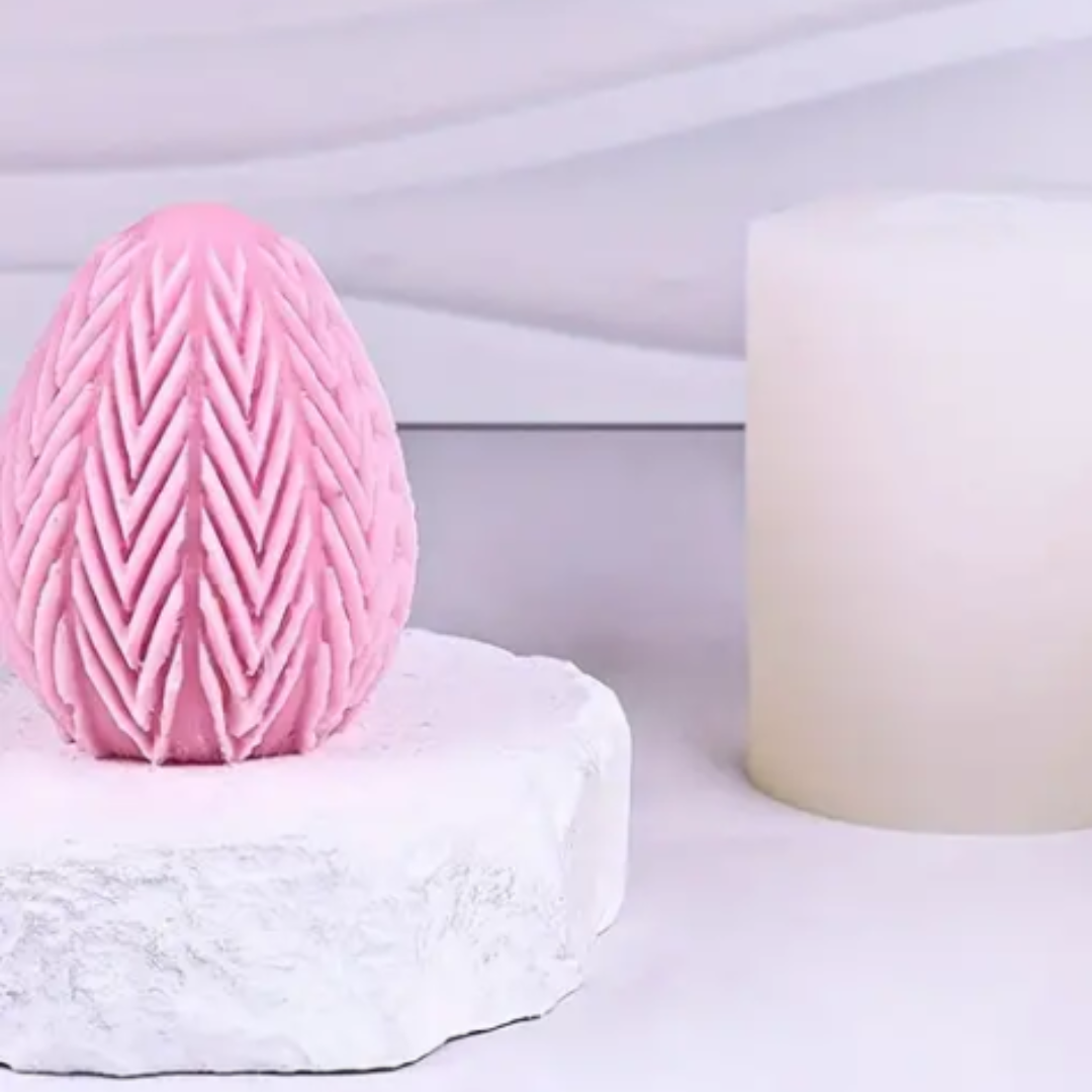 Pattern Easter Egg Candle Mould