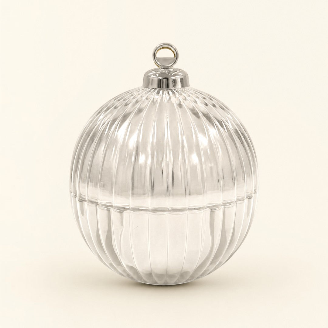 Christmas Bauble Jar - Silver - Mini