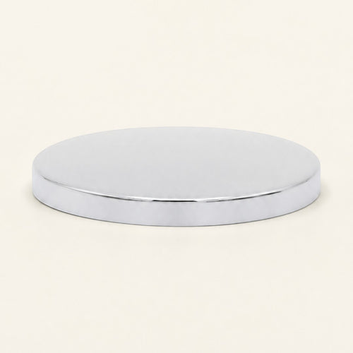 Bobby Metal Lid - Silver - Large (Shiny) - Clearance