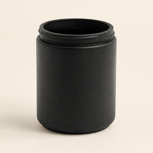 Archie Candle Jar - Matte Black - Small