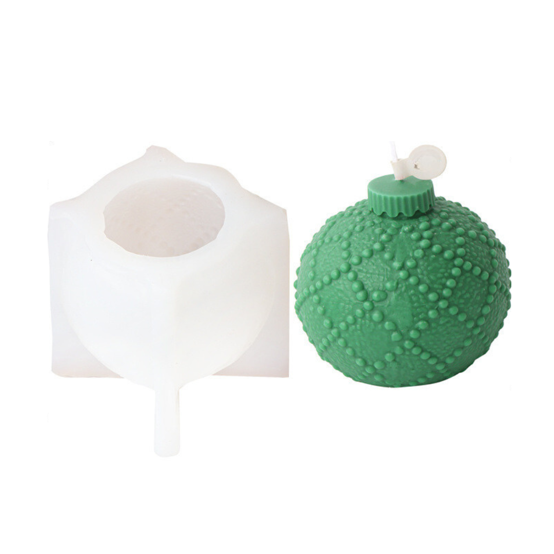 Jolly Christmas Bauble - Candle Mould