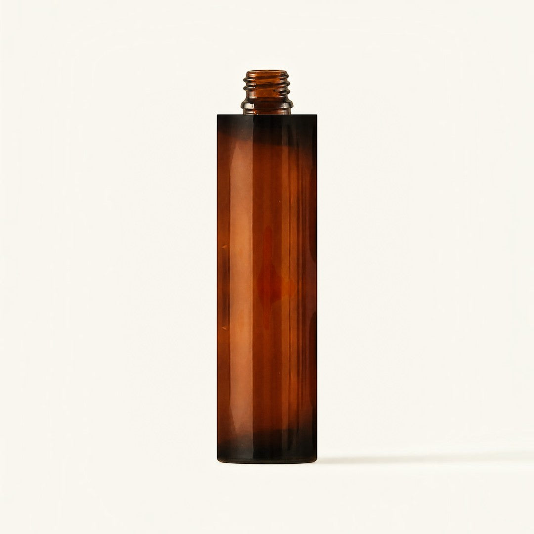 Pure Candle Supplies Melbourne 30ml rectangular amber glass perfume bottle for fragrance oils or room sprays