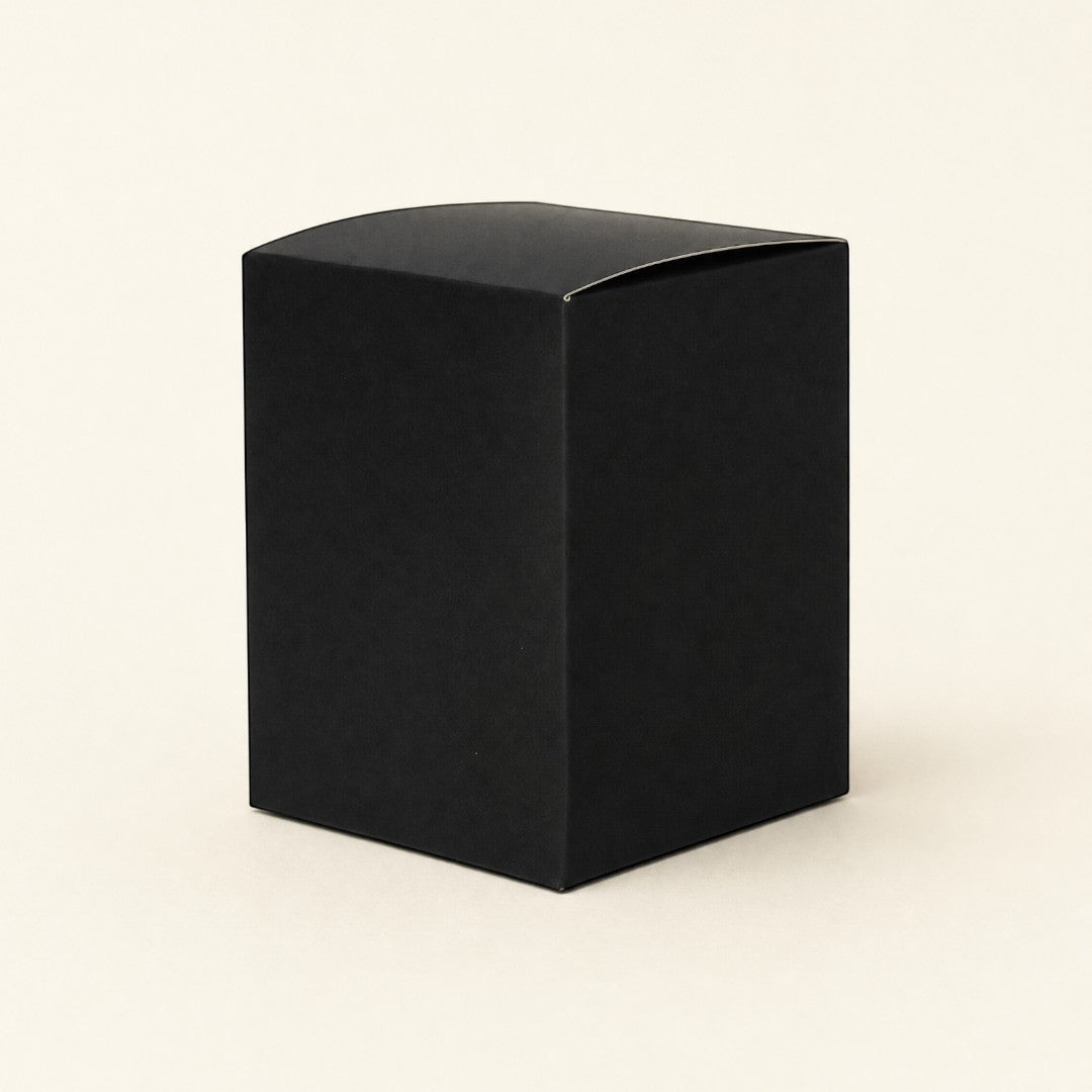 Pure Candle Supplies Melbourne medium black candle jar packaging box with protective inner partition