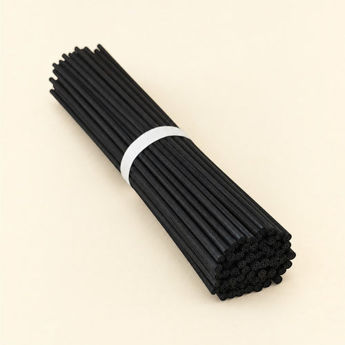 Rattan Reed Sticks - Black - 25cm